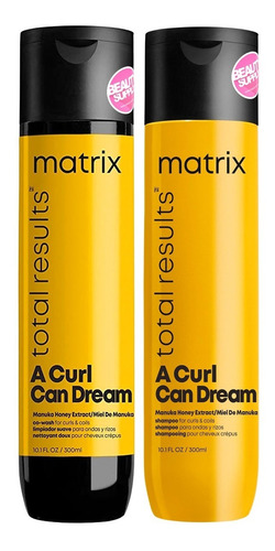 Kit Shampoo Y Limpiador Matrix Para Rulos A Curl Can Dream