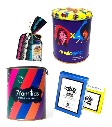 Kit Diversidade Com 4 Jogos + Brinde: 1 Caneca