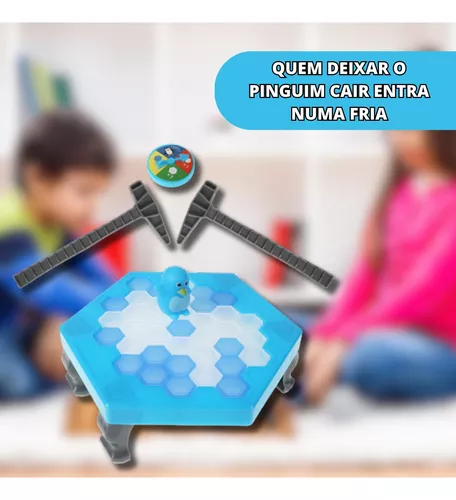 Jogo Infantil Kit Jogos Brinquedos Pinguim Numa Fria E Torre Maluca  Equilibrio Infantis Educativos Para Crianças Meninas Meninos Quebra Gelo  Brinquedo Selo Inmetro Art Brink