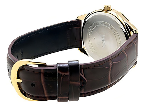 Reloj Casio Ltpv005gl-9a Mujer Correa Marrón *watchsalas