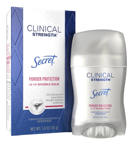 Desodorante Secret Clinical Strength Powder Protection 45 G Fresco