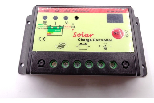 Controlador Carga Solar 10a 12/24v Temporizador Celda Pwm