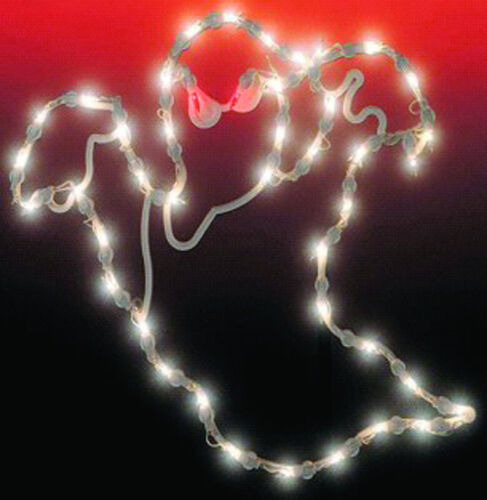 Ig Design 15.50 In. Prelit Ghost Silhouette Window Decor Vvf
