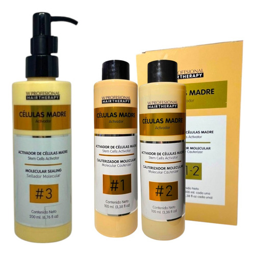 Cauterizador 1 Y 2 + Sellador 3 Hairtherapy Celulas Madre