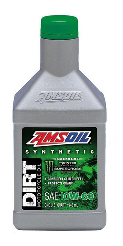 Aceite Sintetico Amsoil Motor Motos Todoterreno 10w-60 946ml