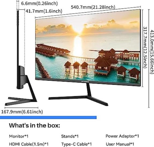 Monitor Sansui 24 In 100 Hz Ips Usb Tipo C Fhd 1080p