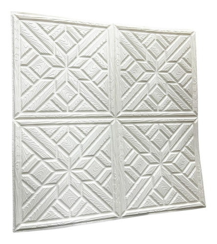 Wall Panel 3d Papel Tapiz Texturizado Blanco 2