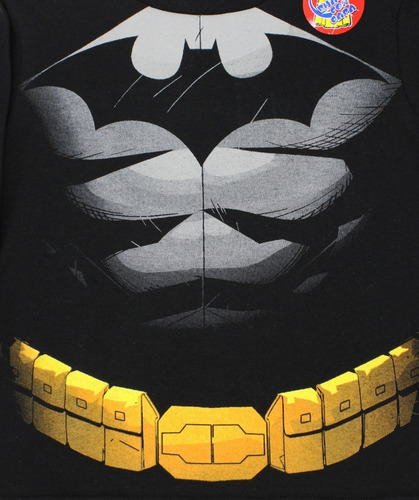 Pijama Batman Músculos 3 Pzs Sudadera Pants Capa Disfraz