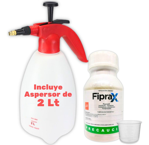 Control De Plagas Fiprax 250ml Fumigadora 2 Lt  Dosificador