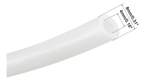 Tubo De Silicona Para Bomba Transferencia 8mm Od 1m Longitud