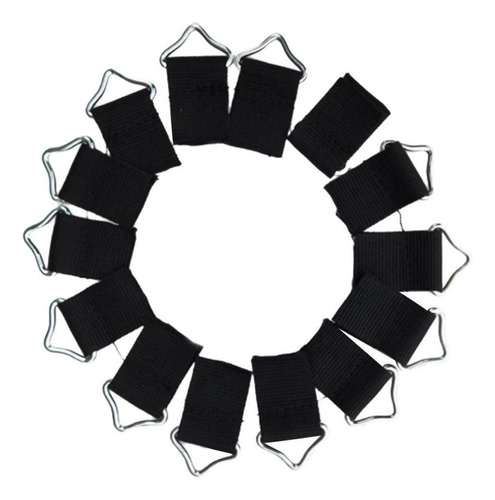 10 Anillos Triangulares De Acero Con Hebilla Para Trampolín