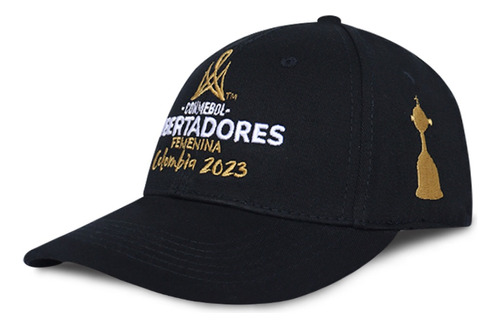 Gorra Conmebol Libertadores Fem 2023 Oficial Oc Caps Negra
