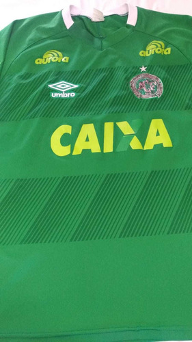 Camiseta De Fútbol De Chapecoense De Brasil Umbro Usada 