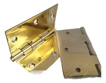 Comprar Bisagra 3.5 X 3.5 Dorada Con Rolineras Anti Ruido 1 Par