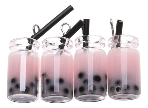 Botella De Bebidas De Simulación, Mini Resina, Leche, Comida