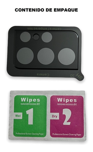 Imagen 2 de 3 de Mica 3d Protector Camara Compatible Samsung Galaxy S21 Ultra