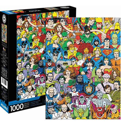 Rompecabezas Dc Comics Retrocast 1000 Piezas Aquarius Batman