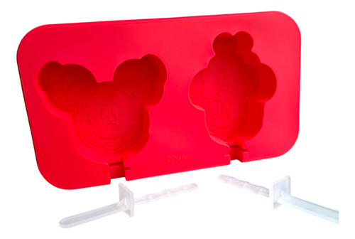 * Molde Silicon Paletas Mickey Minnie Mouse Navidad Chocolat