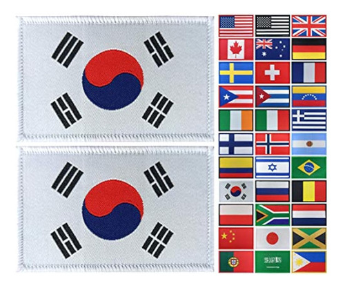 Parche De Velcro - Jbcd - Bandera Korea Del Sur