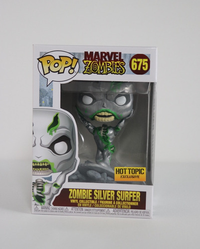 Funko Pop Original Marvel Zombie Silver Surfer 675 Hot Topic