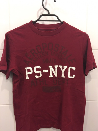 Polera Vino Tinto Aeropostale Talla 12 Niño