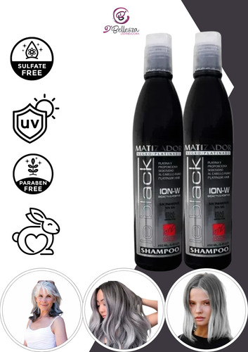 D`conde 2 Shampoo Matizador Negro Le Black 250ml