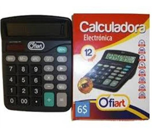 Calculadora De Escritorio Kk De Plastico - 12 Digitos 