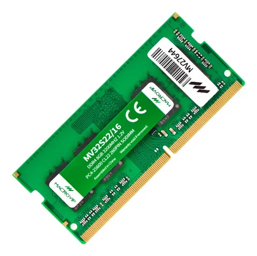 Memoria Sodimm Macrovip Ddr4 16gb 3200mhz - Mv32s22/16 | Cuotas