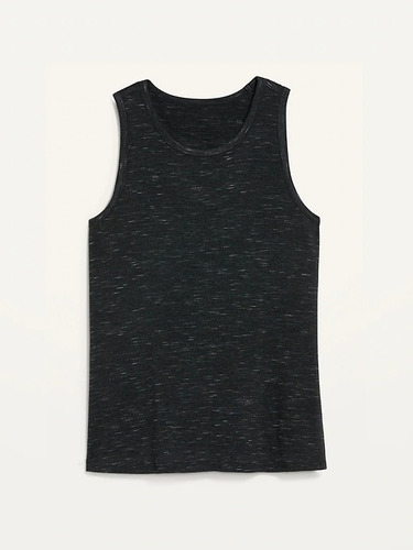 Musculosa Old Navy Luxe Mujer Talle Xs Negro Gris Melange