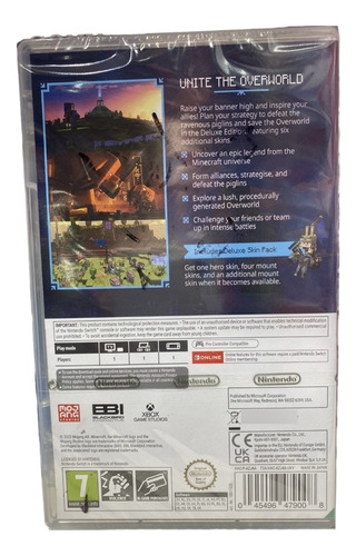 Minecraft Legends Deluxe Edition ( Switch - Fisico )