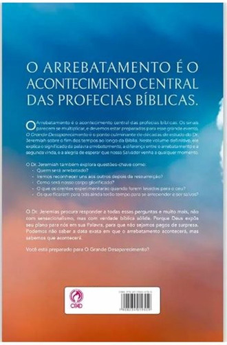 O Grande Desaparecimento - 31 Maneiras De Estar Preparado Para O Arrebatamento, De Davi Jeremiah. Editora Cpad, Capa Mole Em Português, 2025