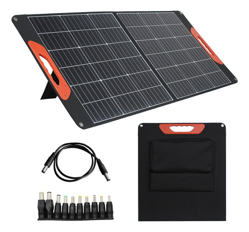 Cargador Panel Solar Portatil 100 W Para Rv Camping Kit Cc