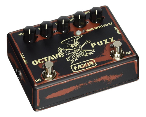 Mxr Sf01 Slash Octave Fuzz Effects Pedal Haz Con Cables De P