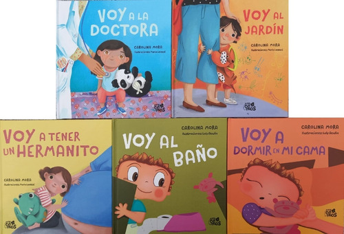 5 Libros - Voy Al Doctor Jardín Hermanito Baño Dormir Ateneo