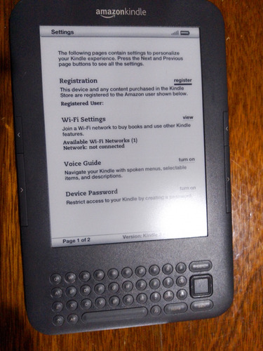 Amazon Kindle Libro Electrónico 
