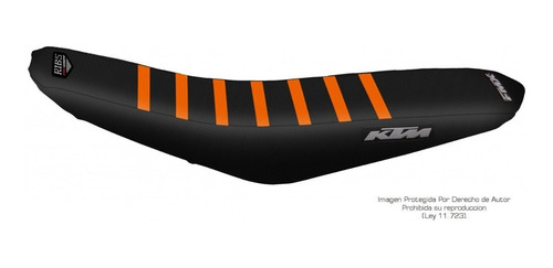 Funda De Asiento Ktm 85 - 2014 Ribs Naranja Fmx Covers