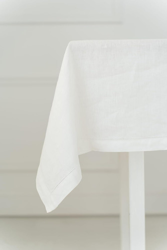 Mantel Rectangular De Lino Natural De 60 X 106 Pulgadas, Man