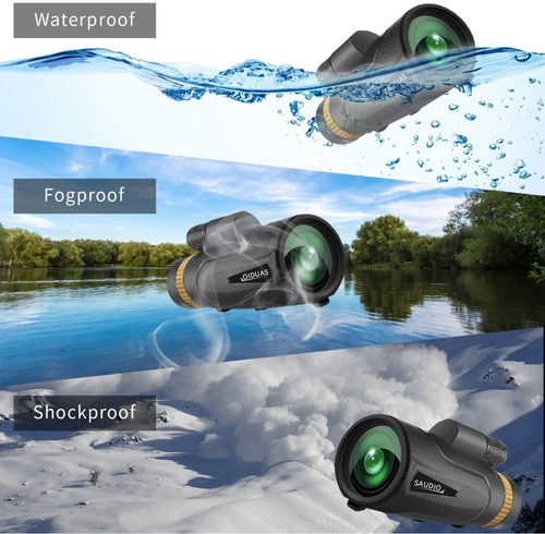 Imagen 5 de 7 de Monocular Telescopio 16 X 60 Alta Potencia Hd Impermeable