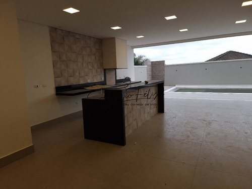 Imagem 15 de 15 de Casa A Venda 5 Suítes Área Gourmet Piscina Condomínio Arujá 5 - 746