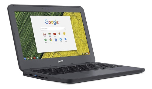 Notebook Acer Chromebook C731T cinza táctil 11.6", Intel Celeron N3060  4GB de RAM 32GB SSD, Intel HD Graphics 60 Hz 1366x768px Google Chrome