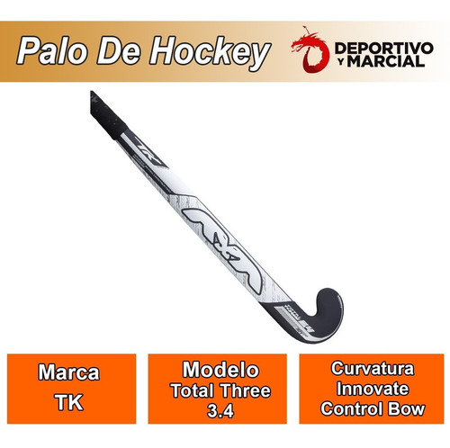 Imagen 2 de 10 de Palo Hockey Tk Total Three 3.4 30% 35,5 Carbono Innovate