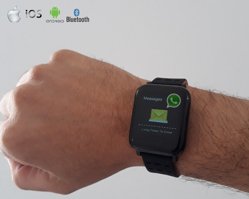 Relógio Masculino Feminino Digital Smartwhatch Android Ios