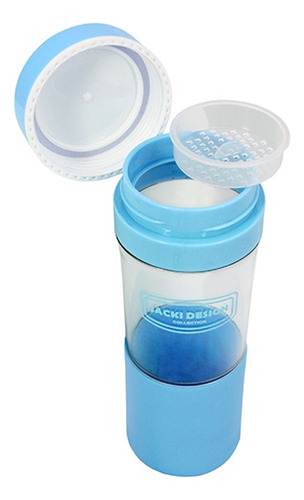 Garrafa Água Squeeze 500ml Veda Jacki Design Academia Fitnes Cor Azul