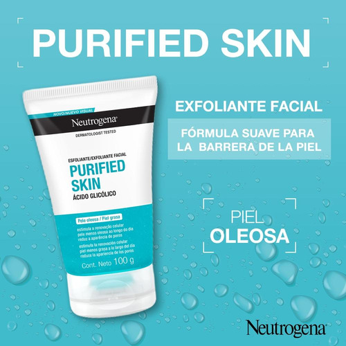 Exfoliante Neutrogena Purified Skin X100g