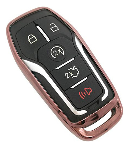 Funda De   Rosa Llave De Control Remoto De Ford Fusion ...