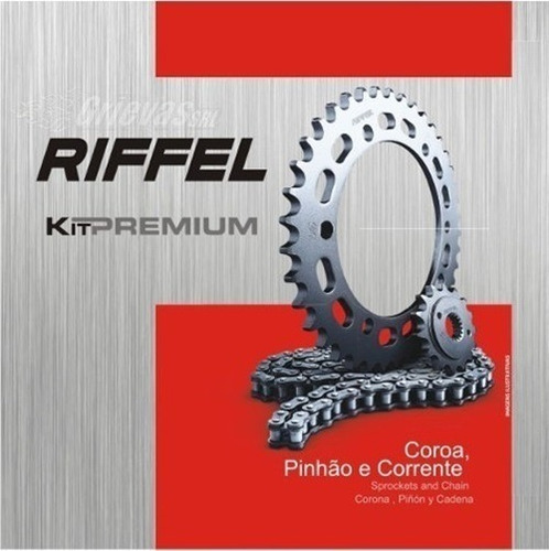 Imagen 1 de 1 de Kit Transmision Suzuki 150 Gixxer Riffel Corona Z45 Piñon Z1