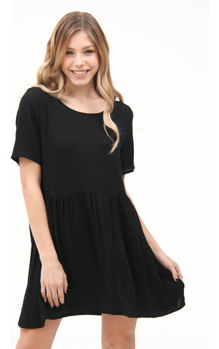 Vestido Oversize Lino Con Lycra 22-9