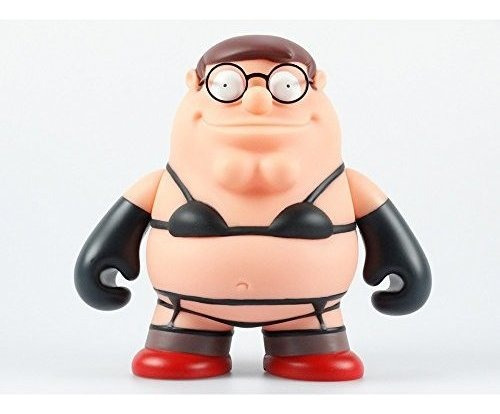 Kidrobot Family Guy: Ropa Íntima Peter Medio Negro Figura.