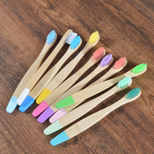 10 Piezas De Pintura Ecológica Con Cerdas De Bambú Para Cepi