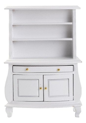 Nuevo Mueble Miniatura 1/12 Dollhouse Multifuncional Blanco